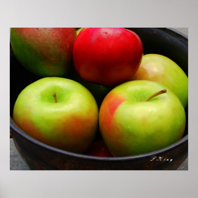 Affiche les pommes (Devant)