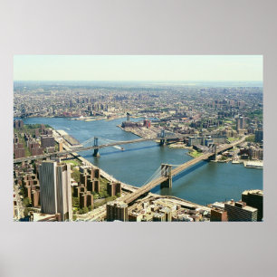 Affiche Les ponts de New York
