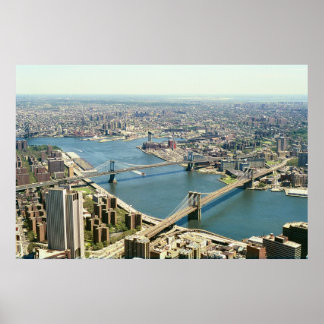 Affiche Les ponts de New York