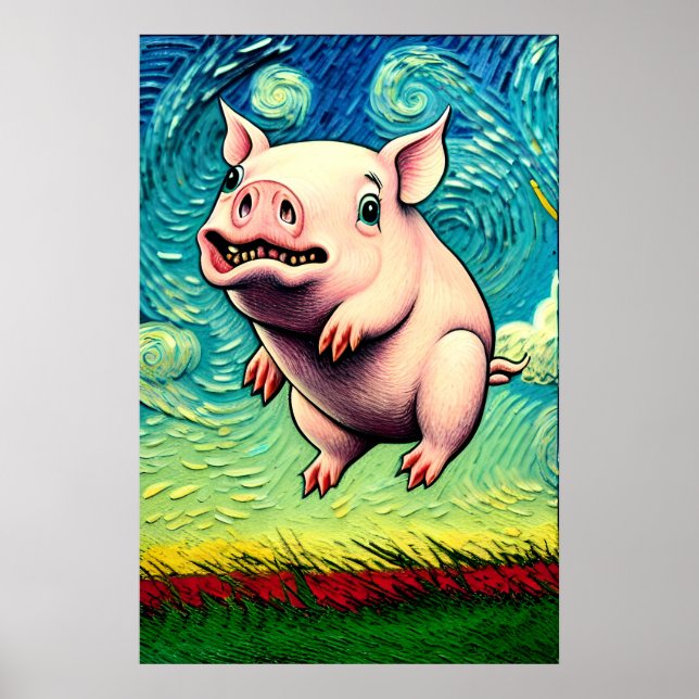 Affiche Les porcs voleront (Devant)