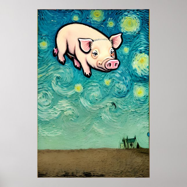 Affiche Les porcs voleront (Devant)