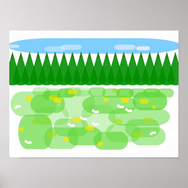 Affiche Les prairies (Devant)