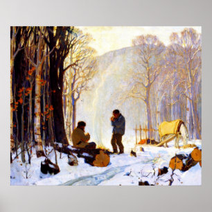 Affiche Les premiers matins dans les bois