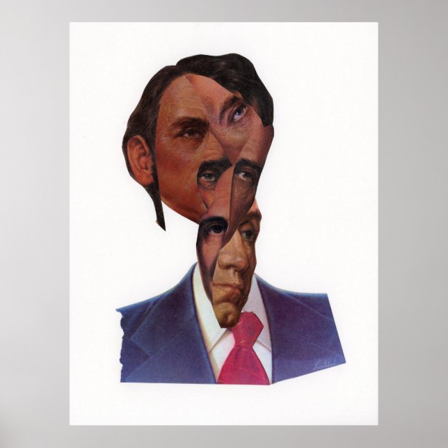 Affiche Les présidents : Washington à Reagan (Devant)