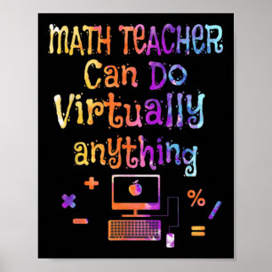 Affiche Les professeurs de mathématiques peuvent faire pra
