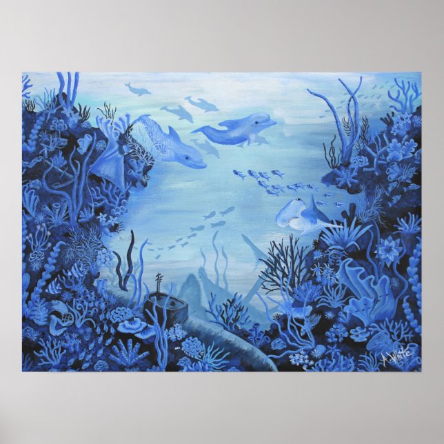 Affiche "Les Profonds" (Devant)