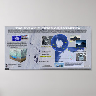 Affiche Les pyramides de l'Antarctique