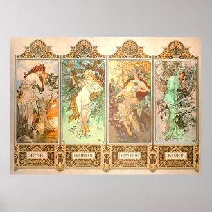 Affiche Les Quatre Saisons