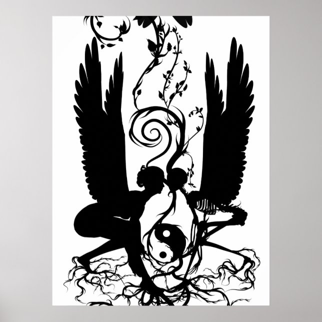 Affiche Les racines du karma imprimé (Devant)