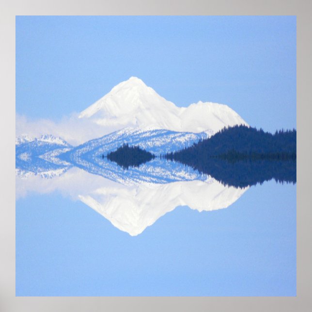 Affiche Les réflexions du mont Shasta....... (Devant)
