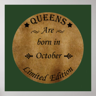 Affiche Les reines sont nées en octobre