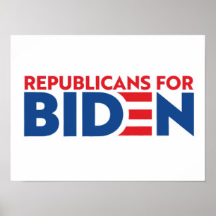 Affiche Les Républicains Pour La Campagne De Biden