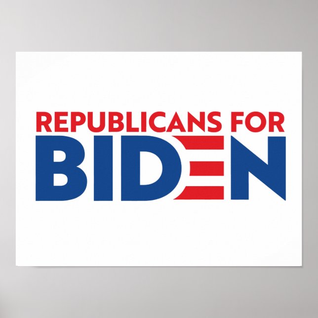 Affiche Les Républicains Pour La Campagne De Biden (Devant)