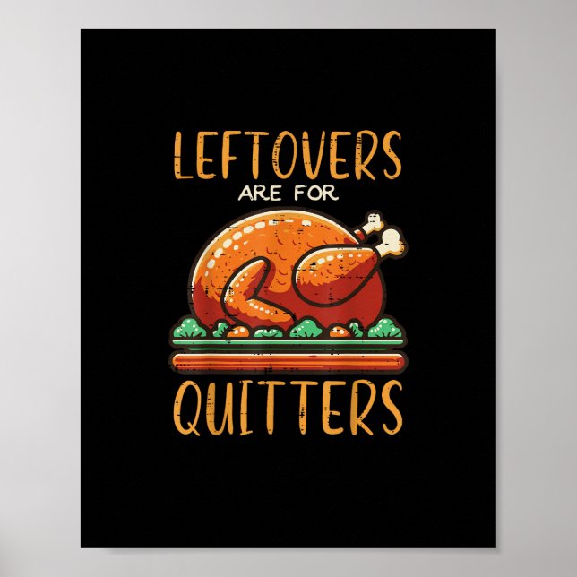 Affiche Les Restes De Thanksgiving Sont Pour Les Hommes Dr (Devant)