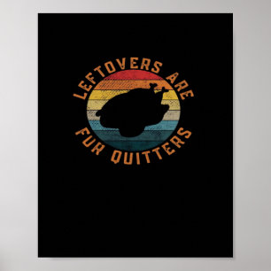 Affiche Les restes sont pour Quitters Classic Aesthétique 
