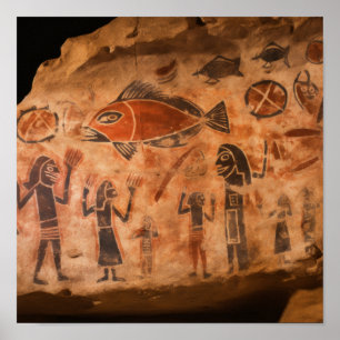 Affiche Les rituels de l'ocre rouge : La générosité de l'o