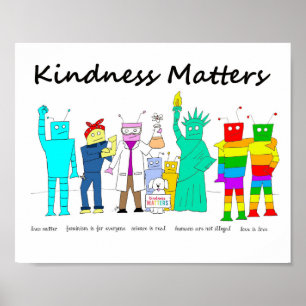 Affiche Les robots de la gentillesse comptent