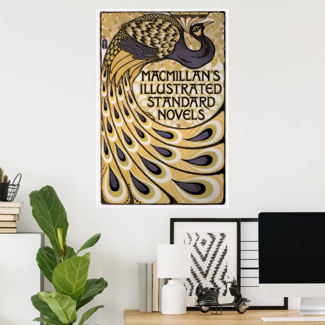 Affiche Les romans standards illustrés de Peacock Macmilla (Bureau à domicile)