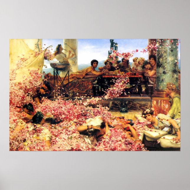 Affiche Les Roses de Heliogabalus 1888 (Devant)