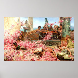 Affiche Les Roses de Heliogabalus, Lawrence Alma-Tadema