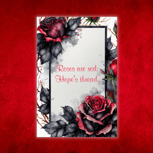 Affiche Les roses sont rouges, le fil de l'espoir - Monogr