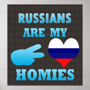 Affiche Les Russes sont mon Homies