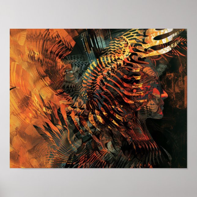 Affiche Les rythmes tribaux : La danse des algorithmes (Devant)