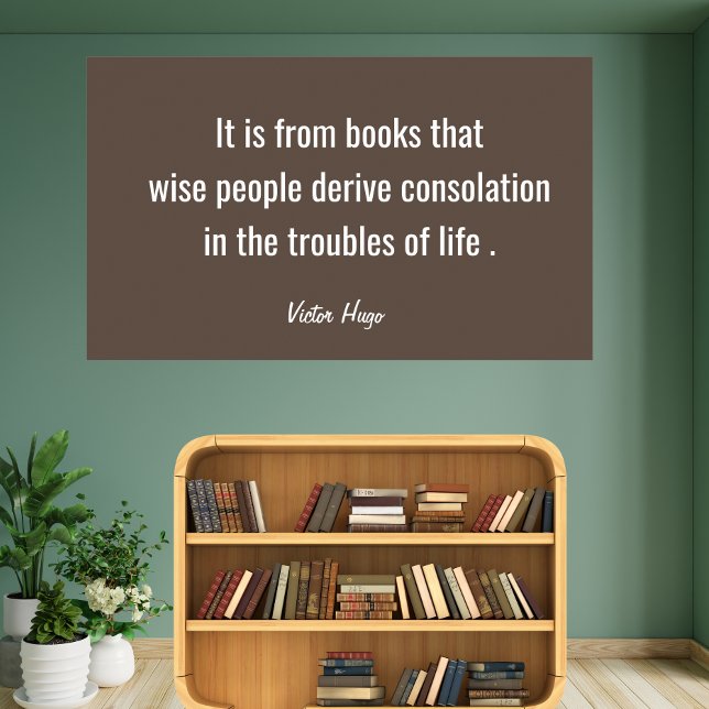 Affiche Les sages citent en marron (Créateur téléchargé)