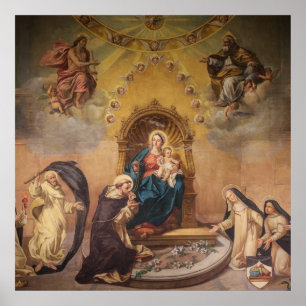 Affiche Les saints dominicains du ciel