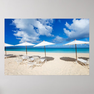 Affiche Les salons sur la plage