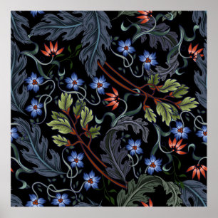 Affiche Les Seamless sont pataurés par les flowers in art 