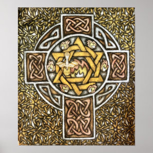 Affiche "Les Sept Dons du Saint-Esprit" - stylo