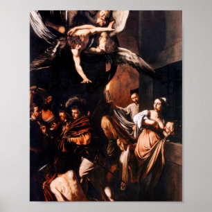 Affiche Les Sept Oeuvres De Miséricorde Du Caravaggio