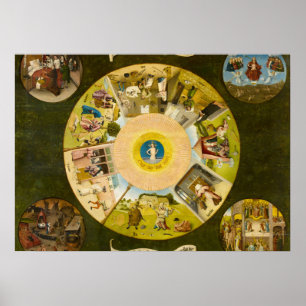 Affiche Les sept péchés mortels et les quatre Dernières ch