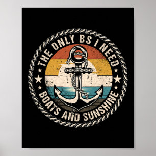 Affiche Les Seules B Dont J'ai Besoin Bateaux Et Soleil Ca