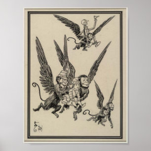 Affiche Les singes volants