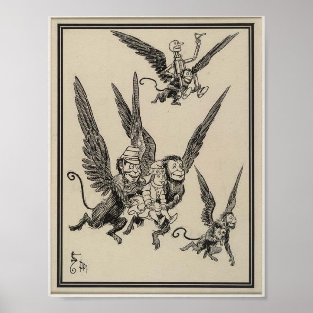 Affiche Les singes volants (Devant)