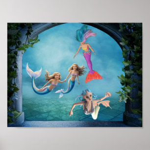 Affiche Les sirènes se déclinent sous toutes les formes et