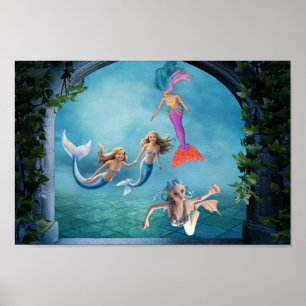 Affiche Les sirènes se déclinent sous toutes les formes et