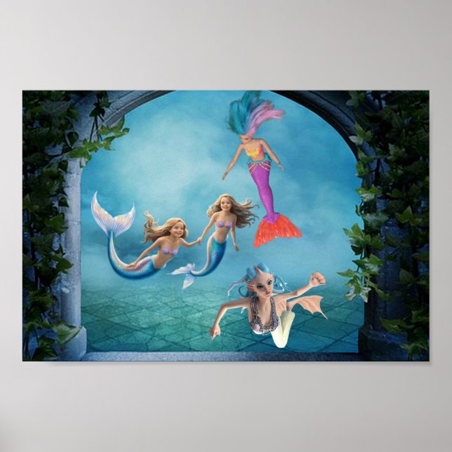 Affiche Les sirènes se déclinent sous toutes les formes et (Devant)