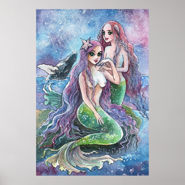 Affiche Les sirènes sous les étoiles (Devant)
