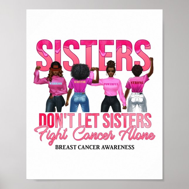 Affiche Les soeurs noires ne laissent pas les soeurs comba (Devant)
