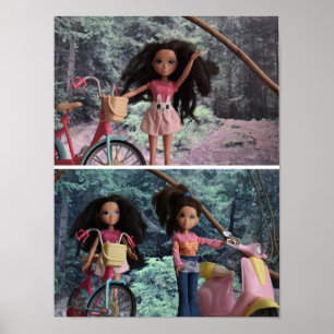 Affiche Les soeurs se rencontrent dans la forêt.