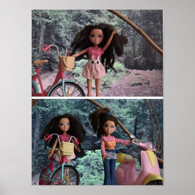 Affiche Les soeurs se rencontrent dans la forêt. (Devant)