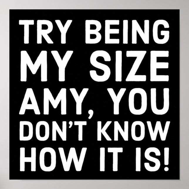 Affiche Les soeurs Tammy et Amy citent essayer d'être ma t (Devant)