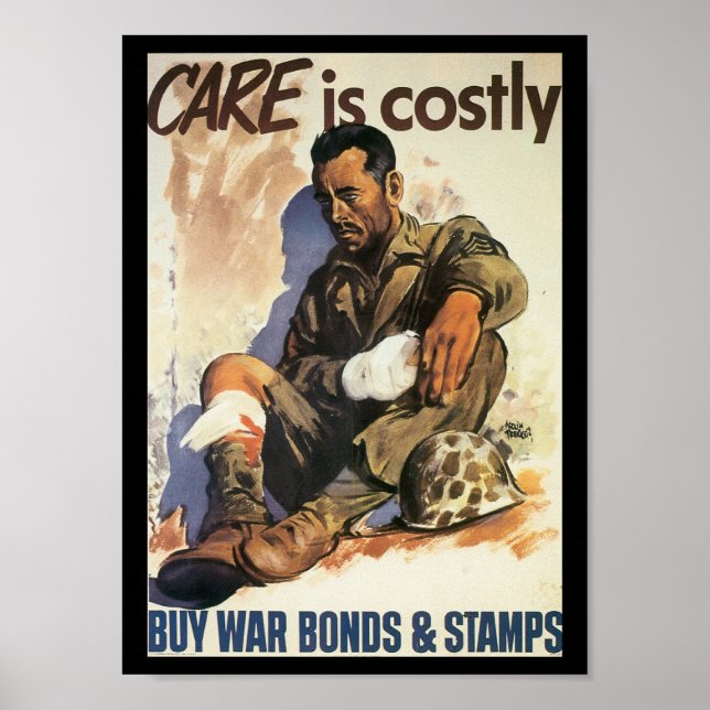 Affiche Les Soins Coûtent La Seconde Guerre Mondiale (Devant)