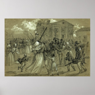 Affiche Les SOLDATS d'AFRO-AMÉRICAIN AUTOGUIDENT de la