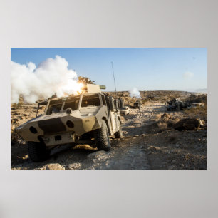 Affiche Les Soldats Défendent Leur Position