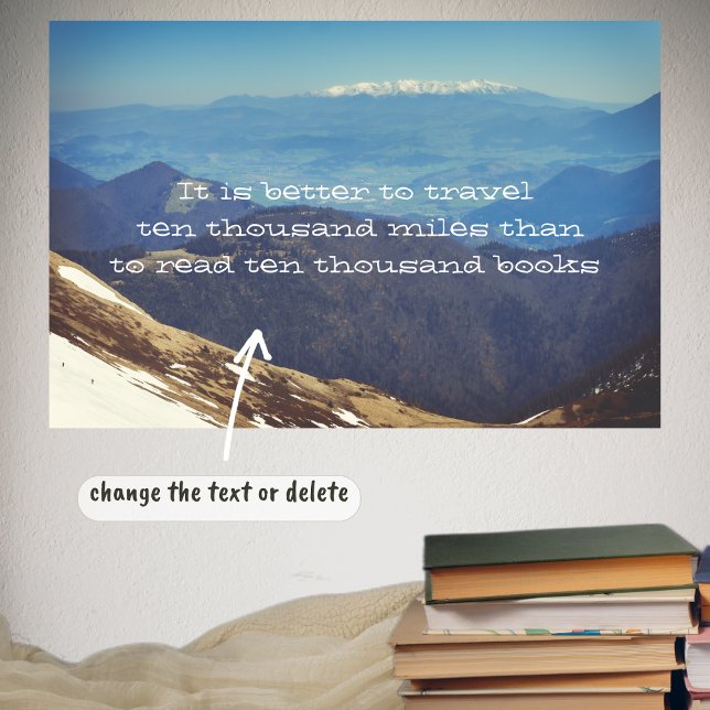 Affiche Les sommets enneigés (Créateur téléchargé)