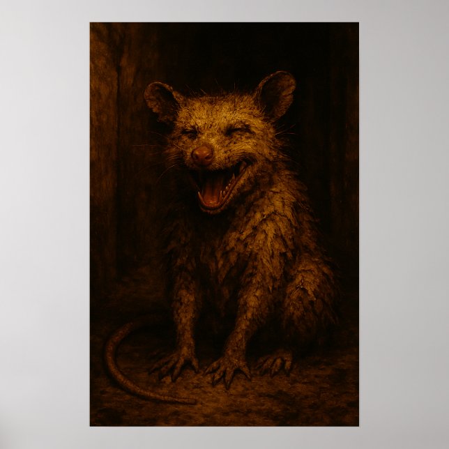 Affiche Les sourires sont gratuits : Possum de l'allée ave (Devant)